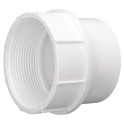 Charlotte Pipe Schedule 30 3 in. FPT X 3 in. D Hub PVC Pipe Adapter