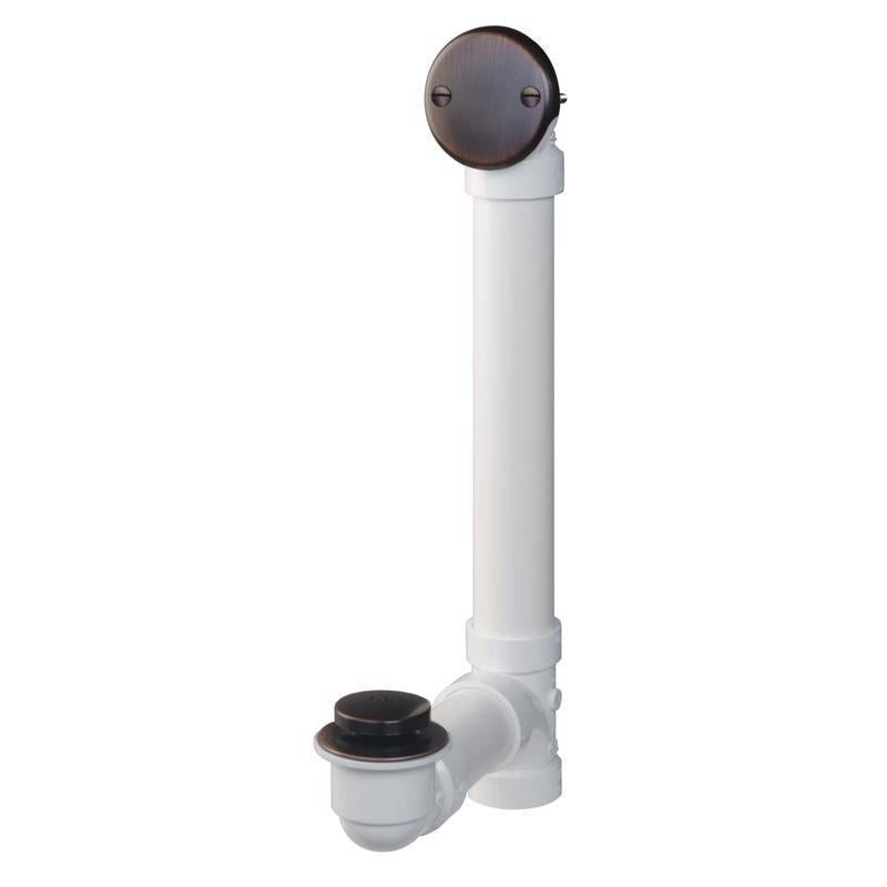 Keeney 1-1/2 in. D Oil Rubbed Bronze PVC Bath Drain