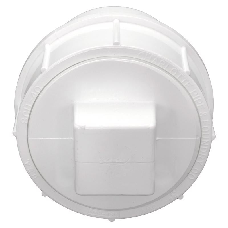 Charlotte Pipe Schedule 30 3 in. PVC Clean-Out Plug