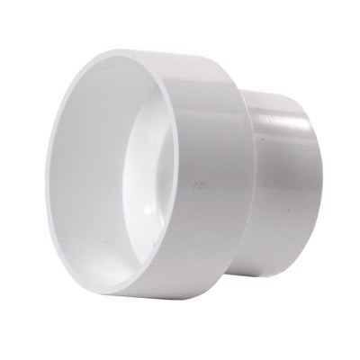NDS Schedule 35 4 in. Hub each X 3 in. D Hub PVC Reducing Coupling