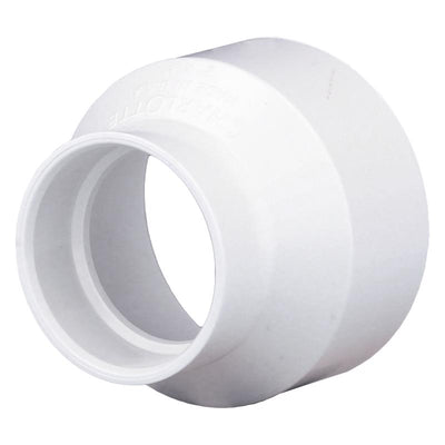 Charlotte Pipe Schedule 40 2 in. Hub X 3 in. D Hub PVC Reducing Coupling