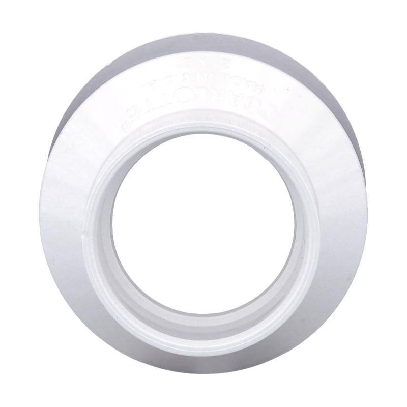 Charlotte Pipe Schedule 40 2 in. Hub X 3 in. D Hub PVC Reducing Coupling