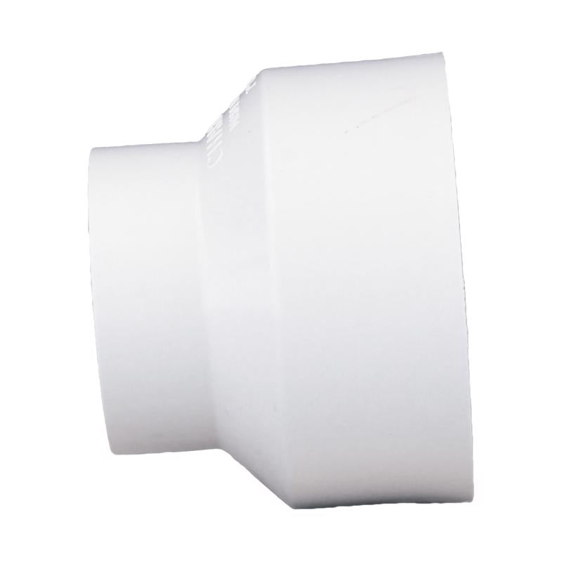 Charlotte Pipe Schedule 40 2 in. Hub X 3 in. D Hub PVC Reducing Coupling