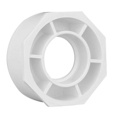 Charlotte Pipe Schedule 40 3 in. Spigot X 2 in. D Hub PVC Flush Bushing