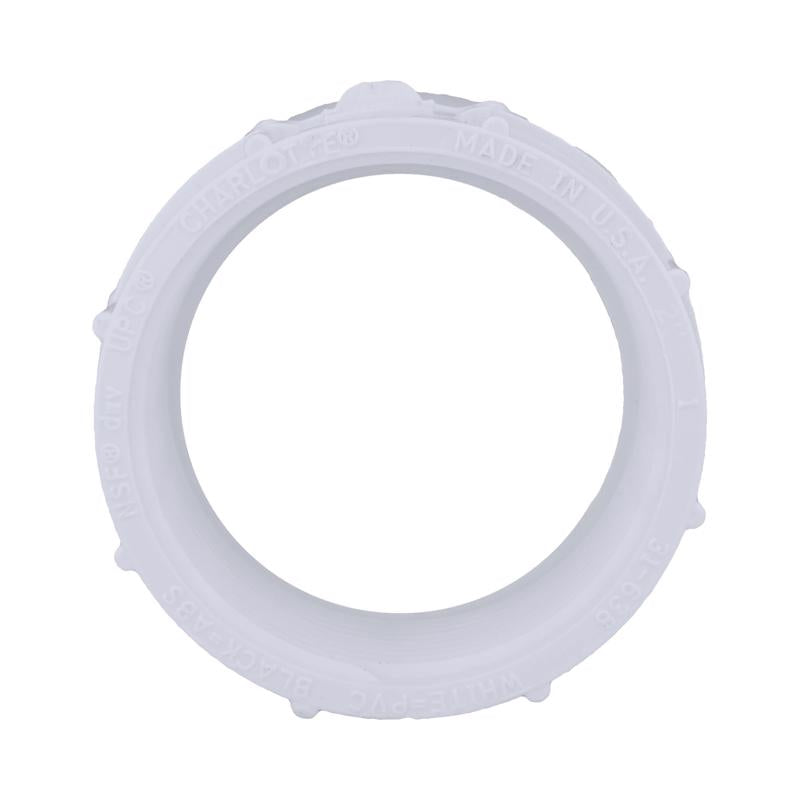 Charlotte Pipe Schedule 40 2 in. Hub X 2 in. D FPT PVC Pipe Adapter
