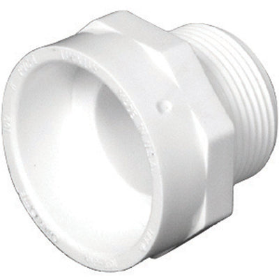 Charlotte Pipe 1-1/2 in. Hub X 1-1/2 in. D MPT PVC Adapter