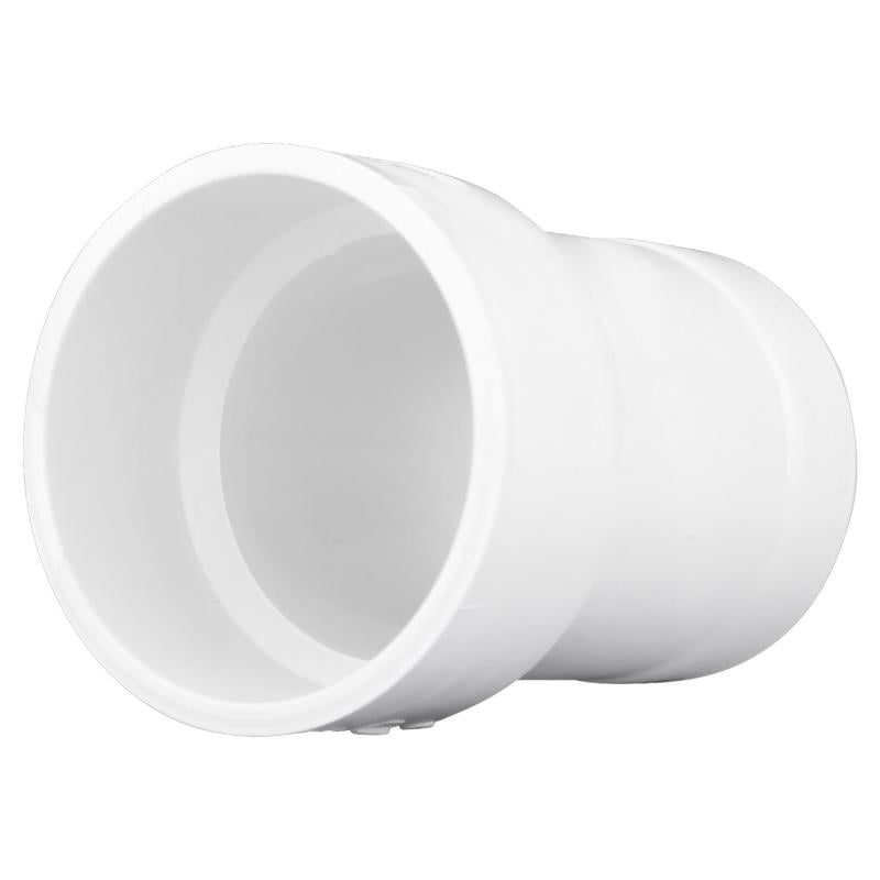 Charlotte Pipe 3 in. Hub X 3 in. D Spigot PVC Pipe Adapter