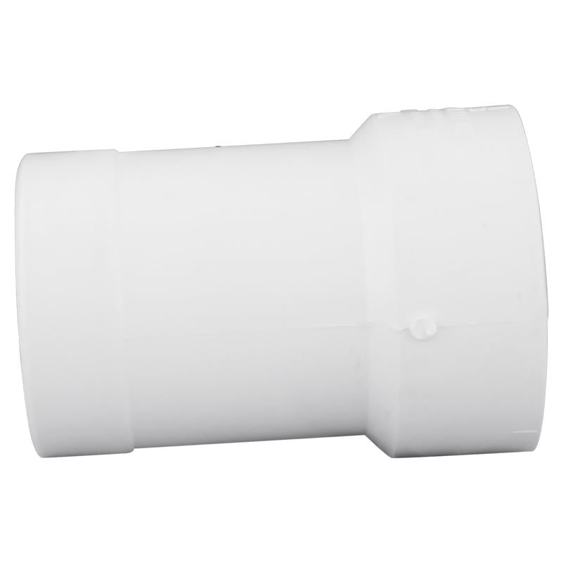 Charlotte Pipe 3 in. Hub X 3 in. D Spigot PVC Pipe Adapter