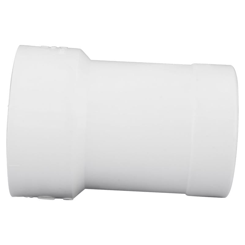 Charlotte Pipe 3 in. Hub X 3 in. D Spigot PVC Pipe Adapter