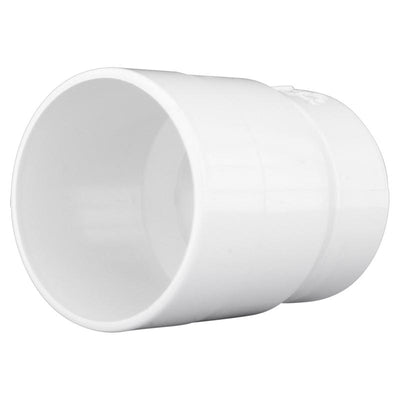 Charlotte Pipe 3 in. Hub X 4 in. D Spigot PVC Pipe Adapter