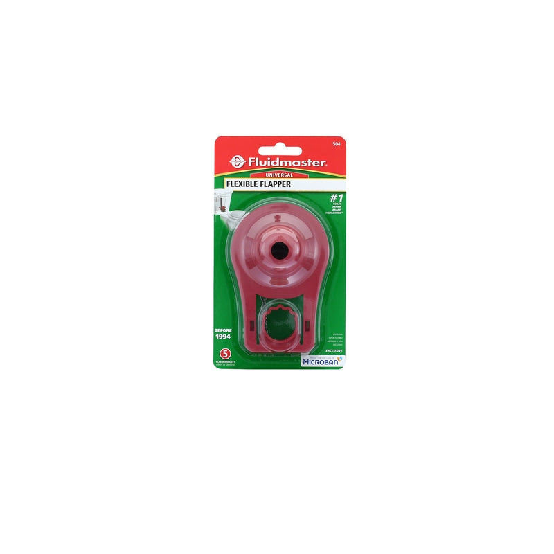 Fluidmaster Toilet Flapper Red Microban