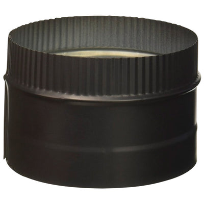 DuraVent DuraBlack 6 in. D Steel Stove Top Adapter