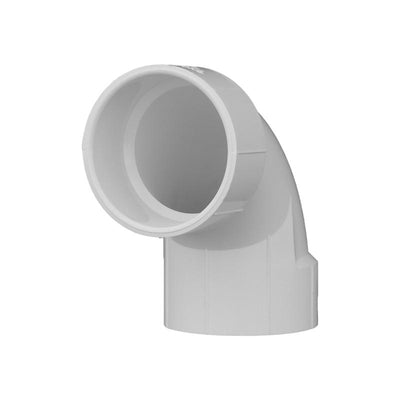 Charlotte Pipe Schedule 40 3 in. Hub X 3 in. D Hub PVC Elbow