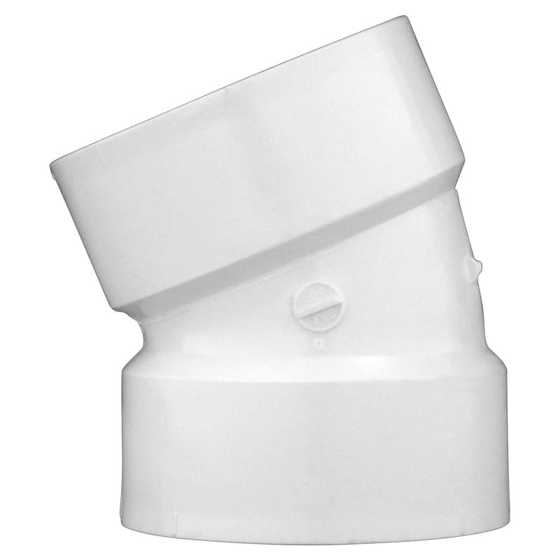 Charlotte Pipe Schedule 40 3 in. Hub X 3 in. D PVC Elbow
