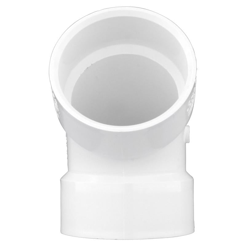 Charlotte Pipe Schedule 40 3 in. Hub X 3 in. D Hub PVC Elbow