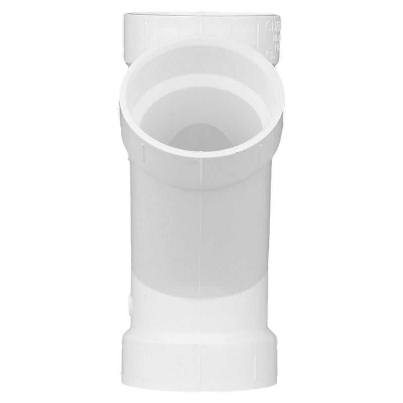 Charlotte Pipe Schedule 40 2 in. Hub X 2 in. D Hub PVC Wye