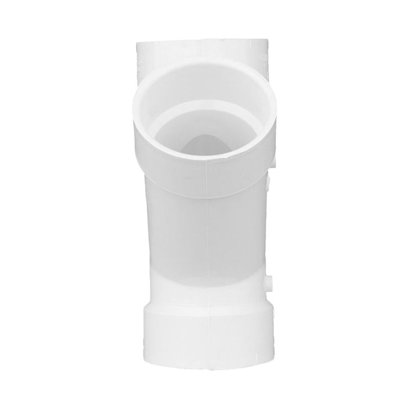 Charlotte Pipe Schedule 40 3 in. Hub X 3 in. D Hub PVC Wye