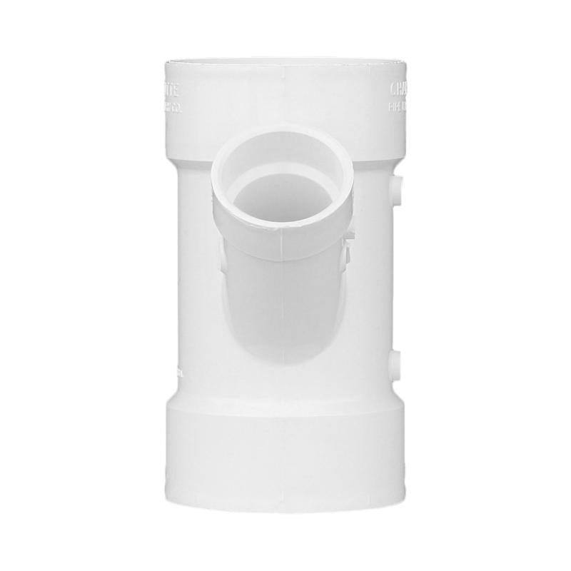 Charlotte Pipe Schedule 40 3 in. Hub X 3 in. D Hub PVC Reducing Wye