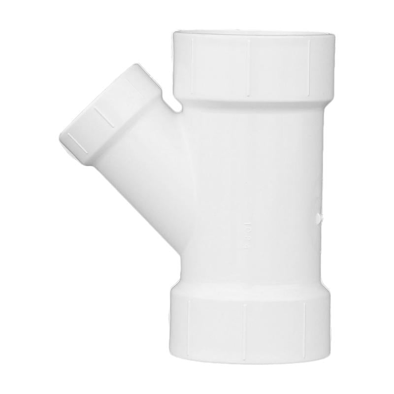 Charlotte Pipe Schedule 40 3 in. Hub X 3 in. D Hub PVC Reducing Wye
