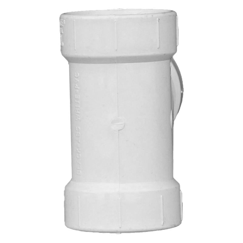 Charlotte Pipe Schedule 40 1-1/2 in. Hub X 1-1/2 in. D Hub PVC Sanitary Tee