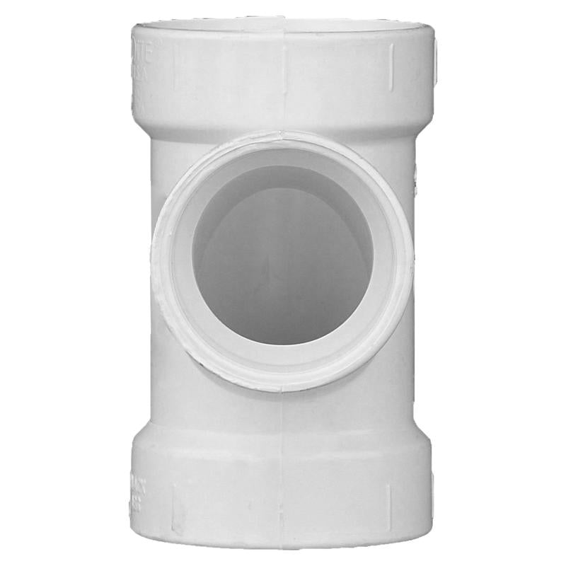 Charlotte Pipe Schedule 40 2 in. Hub X 2 in. D Hub PVC Sanitary Tee