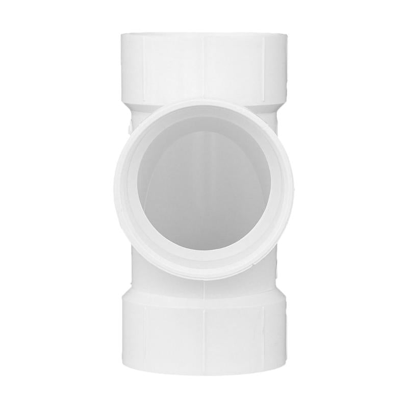 Charlotte Pipe 3 in. Hub X 3 in. D Hub PVC Sanitary Tee