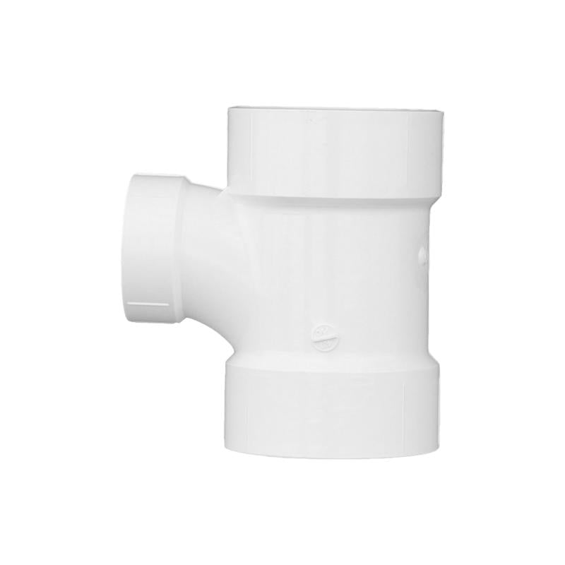 Charlotte Pipe Schedule 40 3 in. Hub X 3 in. D Hub PVC Sanitary Tee