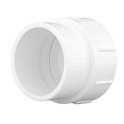Charlotte Pipe Schedule 40 1-1/2 in. Spigot X 1-1/2 in. D FPT PVC Cleanout Adapter