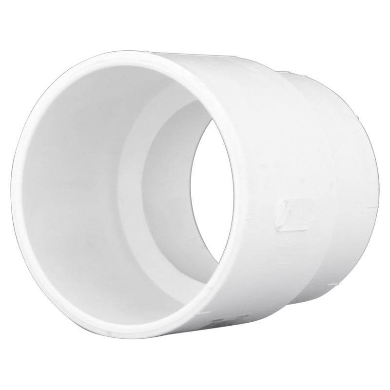 Charlotte Pipe Schedule 40 3 in. Hub X 3 in. D Hub PVC Pipe Adapter