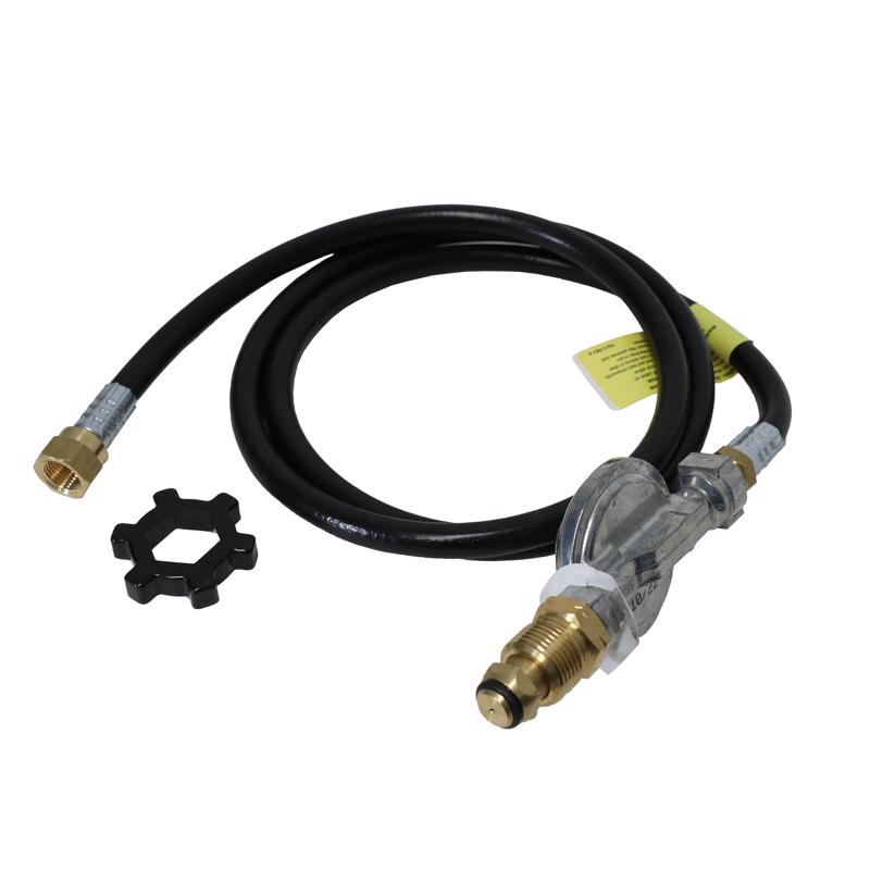 Mr. Heater 3/8 in. D X 5 ft. L Brass/Plastic Hose Assembly and Regulator