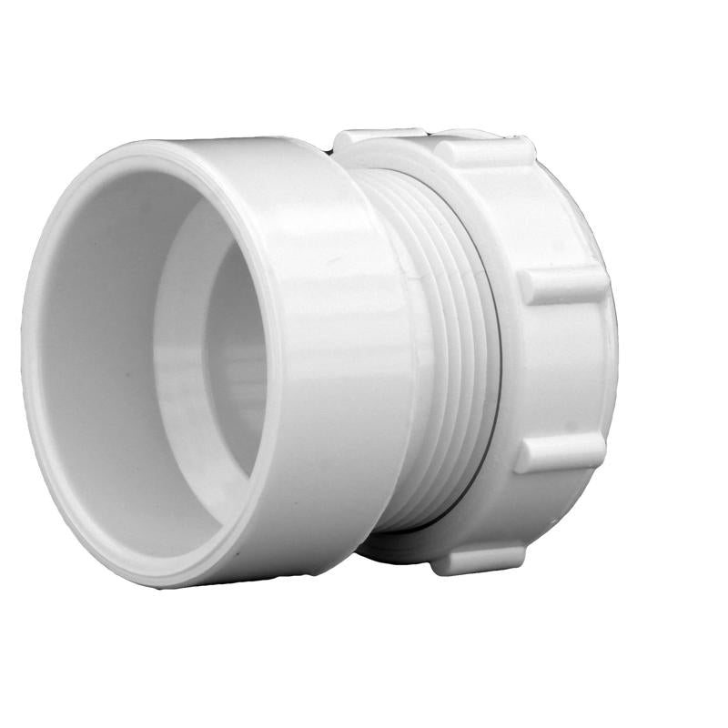 Charlotte Pipe Schedule 40 1-1/2 in. Hub X 1-1/4 in. D Slip PVC Pipe Adapter