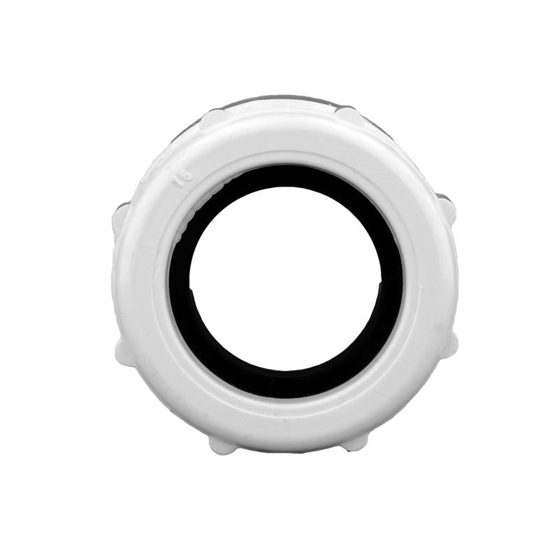 Charlotte Pipe Schedule 40 1-1/2 in. Hub X 1-1/4 in. D Slip PVC Pipe Adapter