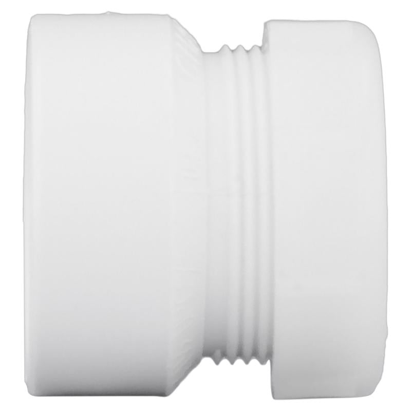 Charlotte Pipe Schedule 40 1-1/2 in. Hub X 1-1/2 in. D Slip PVC Pipe Adapter