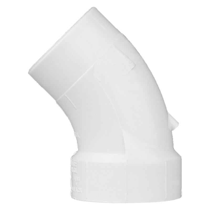 Charlotte Pipe Schedule 40 1-1/2 in. Hub X 1-1/2 in. D Spigot PVC Street Elbow