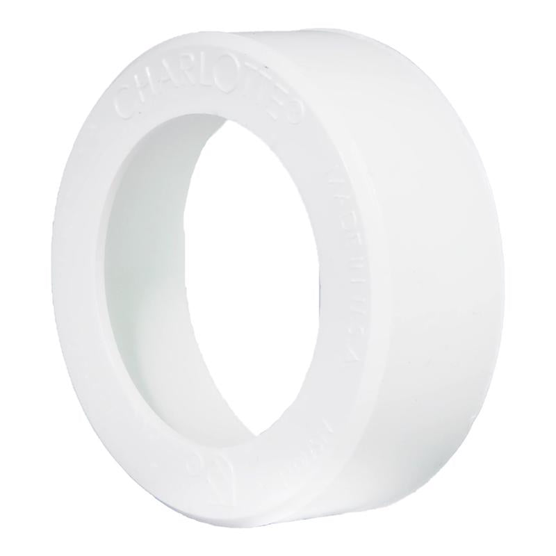 Charlotte Pipe 6 in. Spigot X 4 in. D Hub PVC Flush Bushing