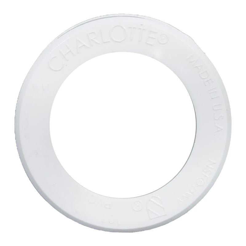 Charlotte Pipe 6 in. Spigot X 4 in. D Hub PVC Flush Bushing