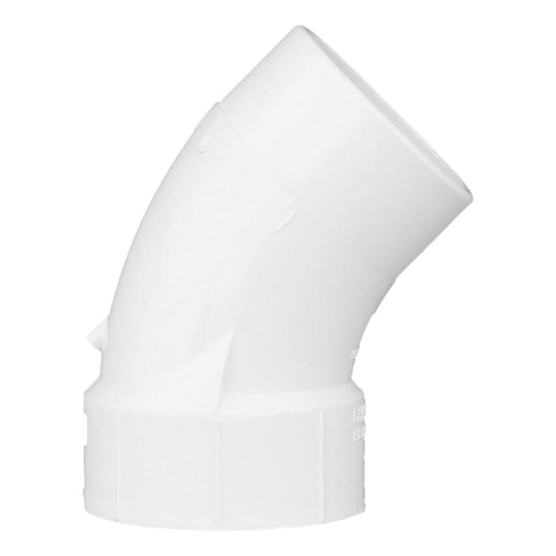 Charlotte Pipe Schedule 40 3 in. Hub X 3 in. D Spigot PVC Street Elbow