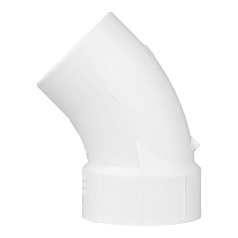Charlotte Pipe Schedule 40 3 in. Hub X 3 in. D Spigot PVC Street Elbow