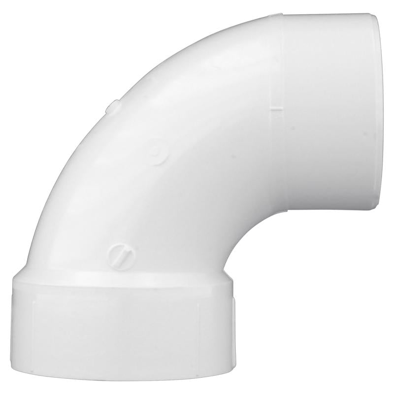 Charlotte Pipe Schedule 40 3 in. Hub X 3 in. D Spigot PVC 90 Degree Street Elbow