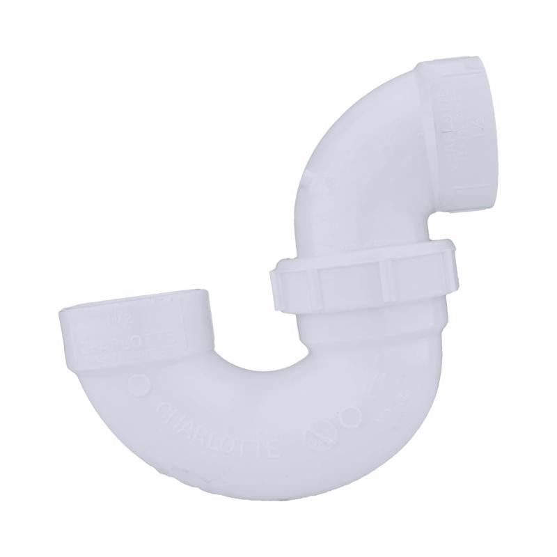 Charlotte Pipe Schedule 40 1-1/2 in. Hub X 1-1/2 in. D Hub PVC P-Trap with Union