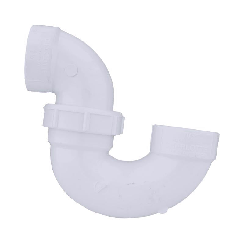 Charlotte Pipe Schedule 40 1-1/2 in. Hub X 1-1/2 in. D Hub PVC P-Trap with Union
