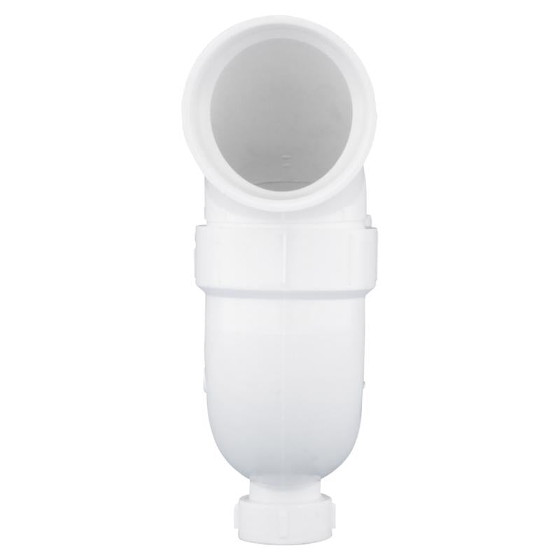 Charlotte Pipe Schedule 40 2 in. Hub X 2 in. D Hub PVC P-Trap with Clean Out