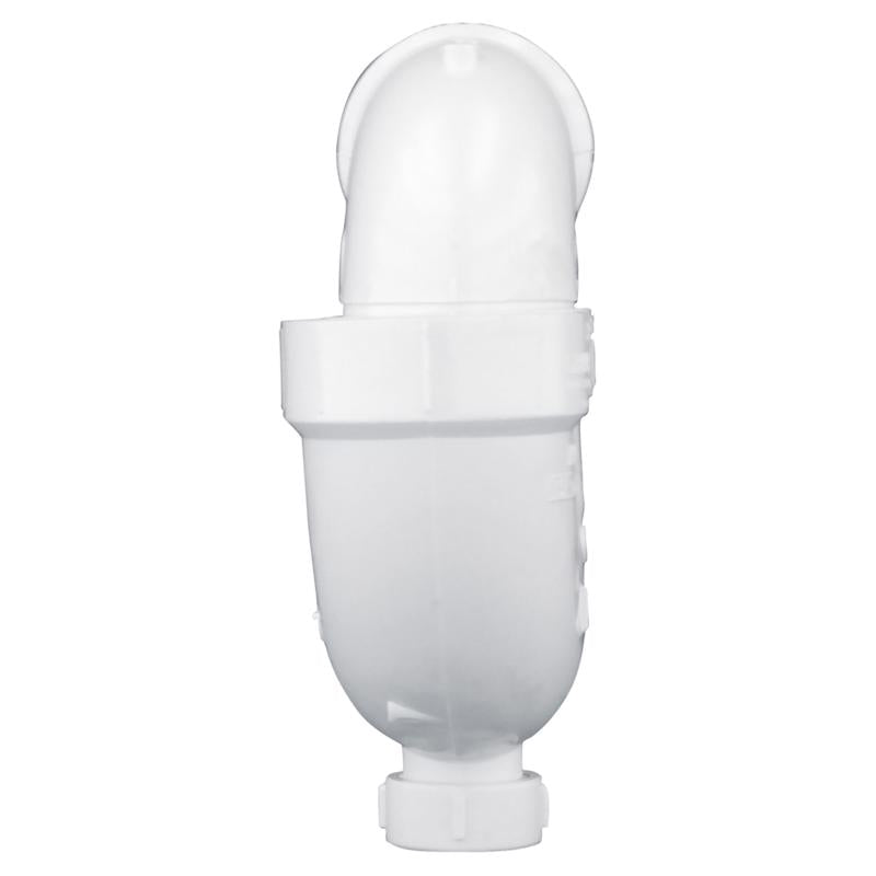 Charlotte Pipe Schedule 40 2 in. Hub X 2 in. D Hub PVC P-Trap with Clean Out