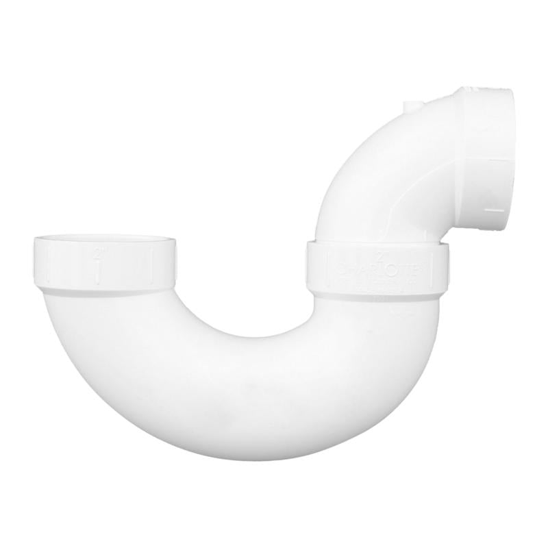 Charlotte Pipe Schedule 40 2 in. Hub X 2 in. D Hub PVC P-Trap