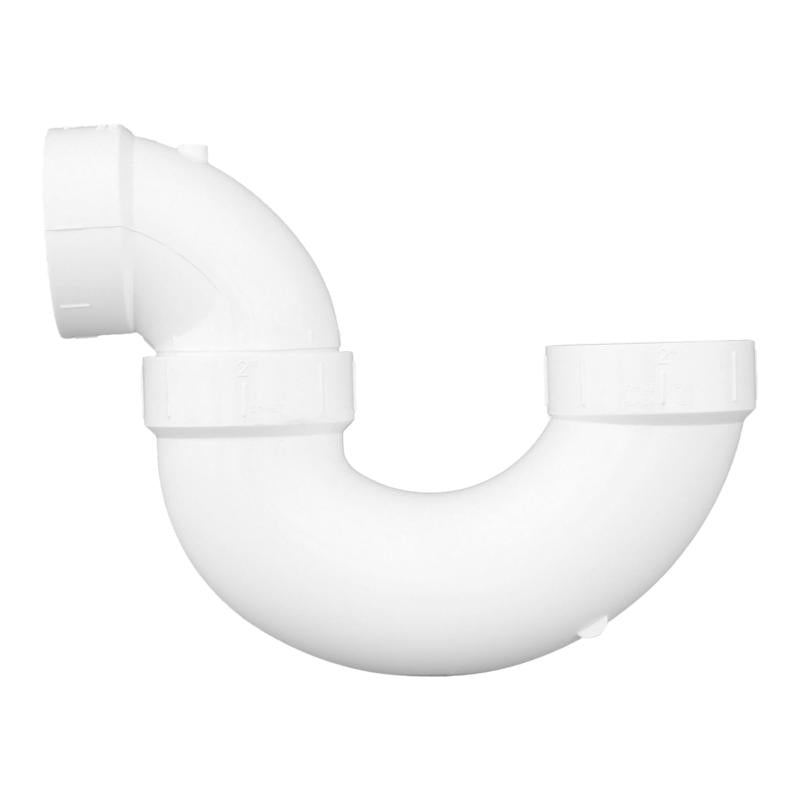 Charlotte Pipe Schedule 40 2 in. Hub X 2 in. D Hub PVC P-Trap