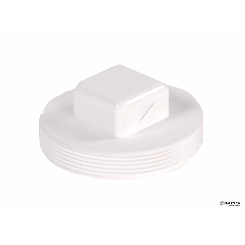 NDS Schedule 35 4 in. MPT each X 4 in. D MPT PVC Plug