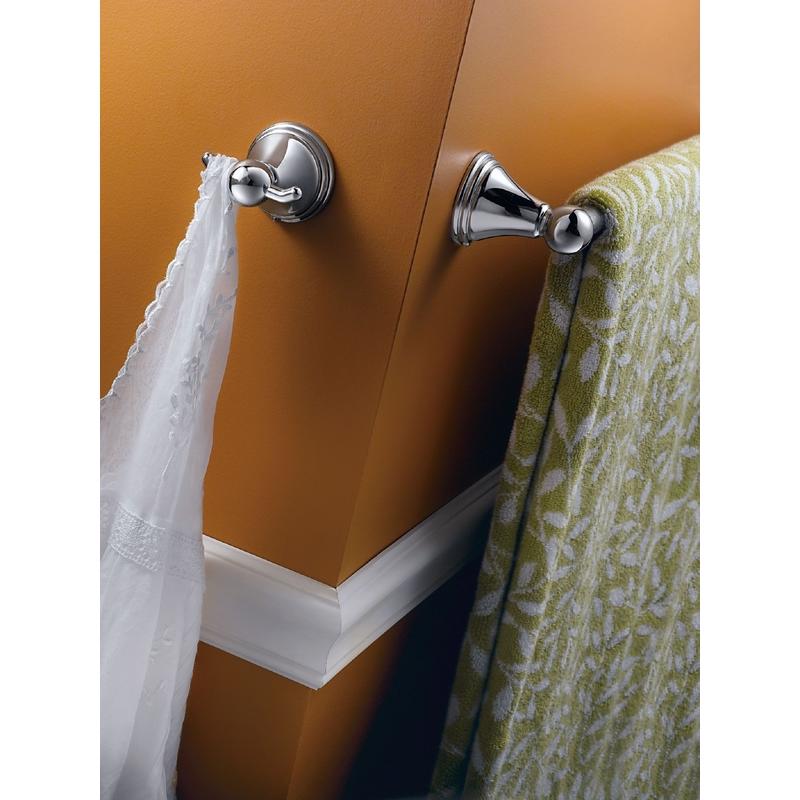 Moen Preston 2.25 in. H X 2.5 in. W X 2.38 in. L Chrome Robe Hook