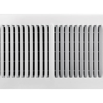 Tru Aire 6 in. H X 14 in. W 2-Way Powder Coat White Steel Wall/Ceiling Register