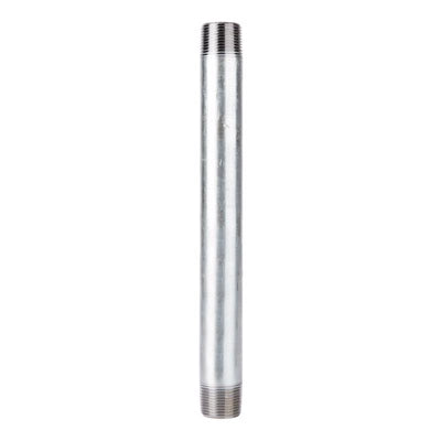STZ Industries 3 in. MIP each X 3 in. D MIP Galvanized Steel 12 in. L Nipple