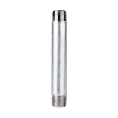 STZ Industries 3 in. MIP each X 3 in. D MIP Galvanized Steel 8 in. L Nipple
